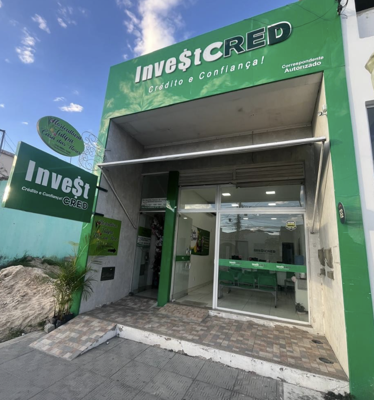 Fachada da loja Invest Cred Salgueiro